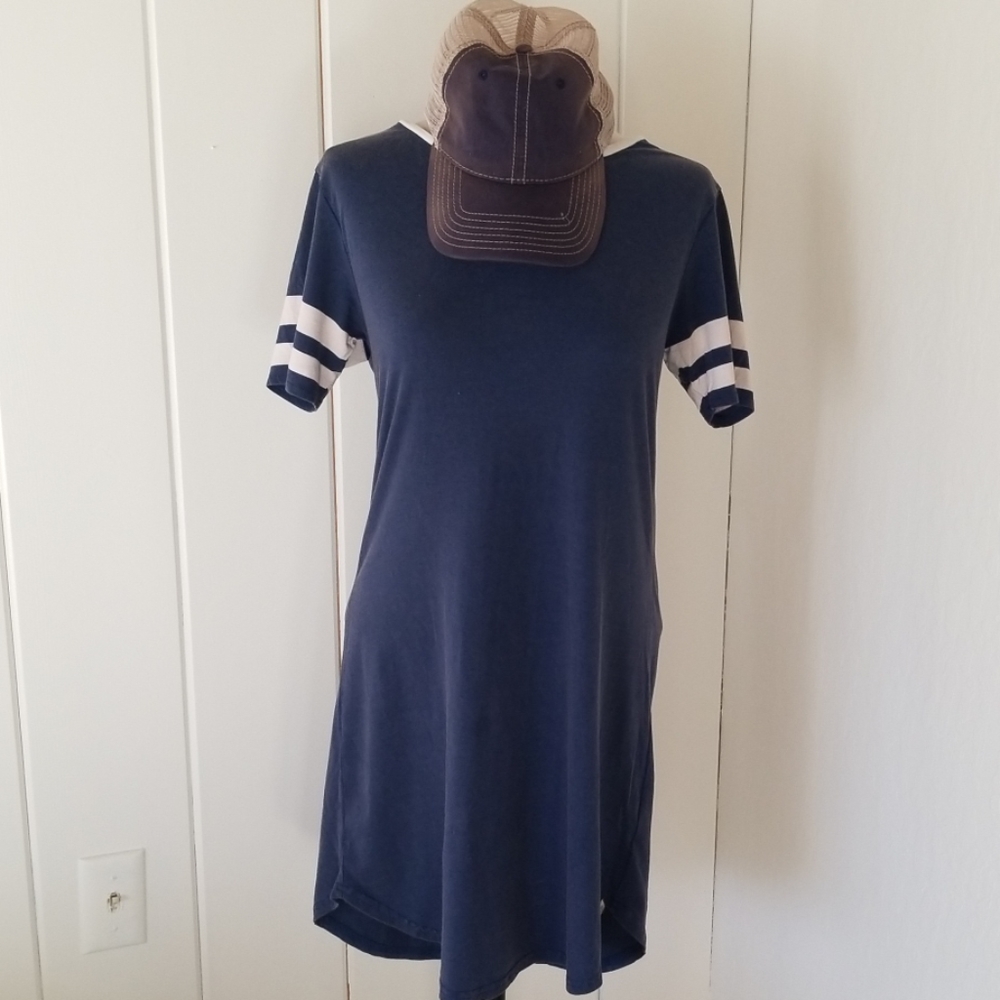 Sports athletic dress- vintahe  blue - Superbowl!!